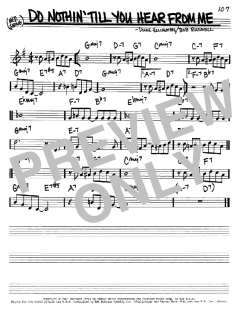 Do Nothin' Till You Hear From Me von Duke Ellington (Download) 