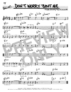 Don't Worry 'Bout Me von Frank Sinatra (Download) 