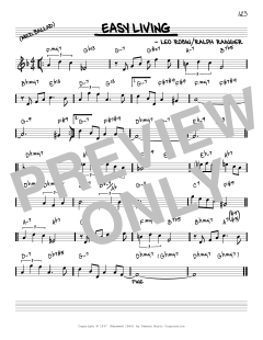 Easy Living [Reharmonized version] von Billie Holiday (Download) 