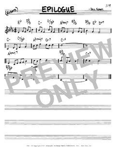 Epilogue von Bill Evans (Download) 
