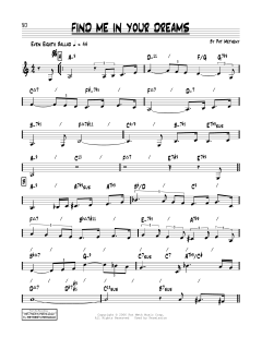 Find Me In Your Dreams von Pat Metheny (Download) 