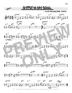Gypsy In My Soul [Reharmonized version] von Clay Boland (Download) 