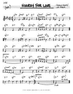 Hooray For Love von Harold Arlen (Download) 