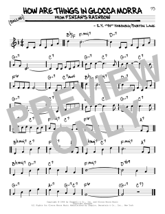 How Are Things In Glocca Morra von Tommy Dorsey (Download) 