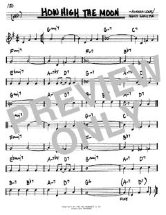 How High The Moon von Les Paul (Download) 