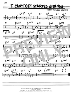 I Can't Get Started With You von Ira Gershwin (Download) 