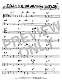 I Can't Give You Anything But Love von Dorothy Fields (Download) 
