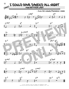 I Could Have Danced All Night von Alan Jay Lerner (Download) 