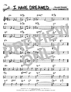 I Have Dreamed von Richard Rodgers (Download) 
