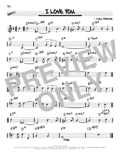 I Love You [Reharmonized version] von Cole Porter (Download) 