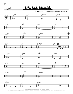 I'm All Smiles [Reharmonized version] von Herbert Martin (Download) 