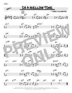 In A Mellow Tone [Reharmonized version] von Duke Ellington (Download) 