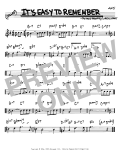 It's Easy To Remember von Richard Rodgers (Download) 