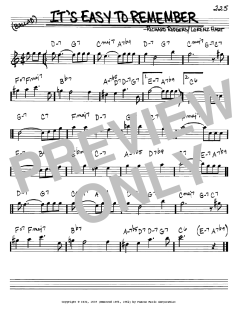 It's Easy To Remember von Richard Rodgers (Download) 