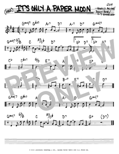 It's Only A Paper Moon von Billy Rose (Download) 