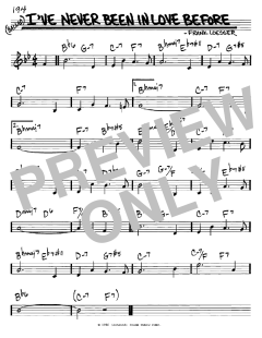 I've Never Been In Love Before von Frank Loesser (Download) 