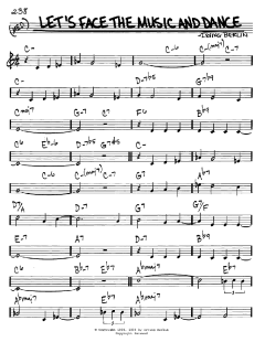 Let's Face The Music And Dance von Irving Berlin (Download) 