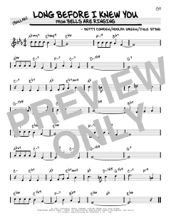 Long Before I Knew You von Jule Styne (Download) 