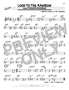 Look To The Rainbow von Burton Lane (Download) 