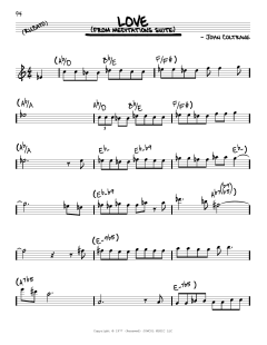 Love von John Coltrane (Download) 