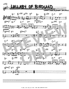 Lullaby Of Birdland von George Shearing (Download) 