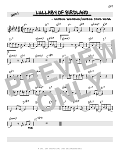 Lullaby Of Birdland [Reharmonized version] von George Shearing (Download) 