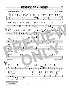 Message To A Friend von Pat Metheny (Download) 