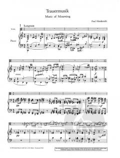 Trauermusik von Paul Hindemith 