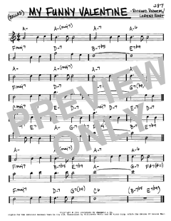 My Funny Valentine von Richard Rodgers (Download) 