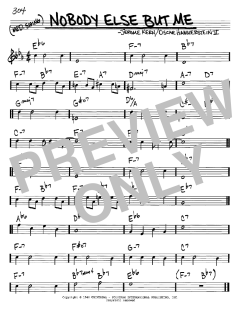 Nobody Else But Me von Jerome Kern (Download) 
