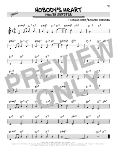 Nobody's Heart von Richard Rodgers (Download) 