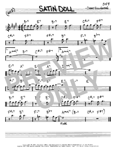 Satin Doll von Johnny Mercer (Download) 