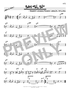 Say "Si, Si" von Al Stillman (Download) 