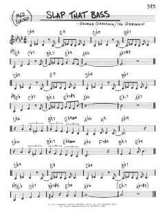 Slap That Bass von Ira Gershwin (Download) 