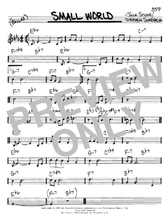 Small World von Stephen Sondheim (Download) 