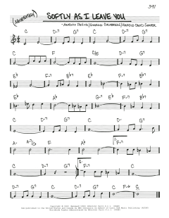 Softly As I Leave You von Elvis Presley (Download) 