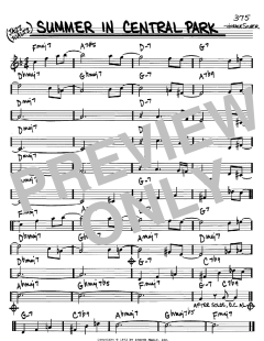 Summer In Central Park von Horace Silver (Download) 