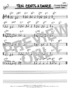 Ten Cents A Dance von Richard Rodgers (Download) 