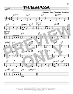 The Blue Room [Reharmonized version] von Richard Rodgers (Download) 