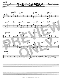 The Inch Worm von Frank Loesser (Download) 
