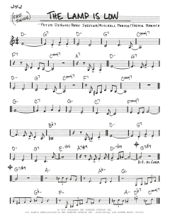 The Lamp Is Low von Mitchell Parish (Download) 