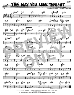 The Way You Look Tonight von Jerome Kern (Download) 