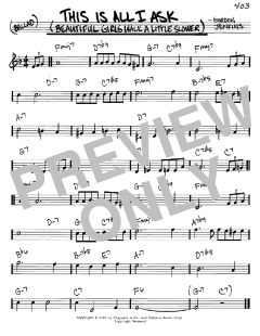 This Is All I Ask von Gordon Jenkins (Download) 