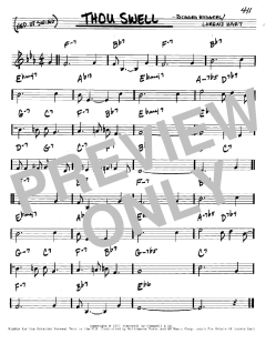 Thou Swell von Richard Rodgers (Download) 