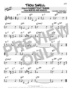 Thou Swell von Richard Rodgers (Download) 