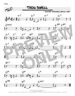 Thou Swell [Reharmonized version] von Richard Rodgers (Download) 