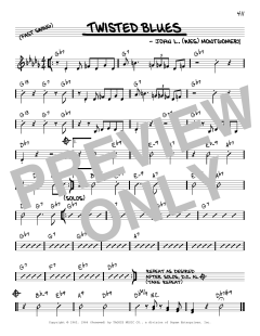 Twisted Blues [Reharmonized version] von Wes Montgomery (Download) 