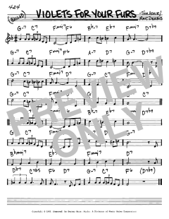 Violets For Your Furs von Frank Sinatra (Download) 