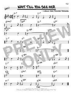 Wait Till You See Her [Reharmonized version] von Richard Rodgers (Download) 