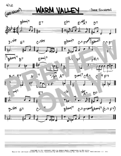 Warm Valley von Duke Ellington (Download) 